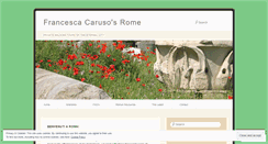 Desktop Screenshot of francescacaruso.com