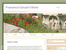 Tablet Screenshot of francescacaruso.com